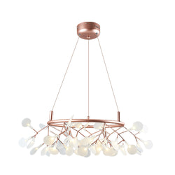 54 lights Plug in Sputnik Chandelier Acrylic Lampshade Contemporary LightFixture 18745