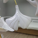 18 Lights Ginkgo Branch Leaves Chandelier Lamp Modern Luxury Petal Staircase 18746