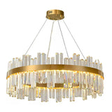 Modern Round LED Crystal Chandelier Contemporary Luxury Chandelier Light Fixture Make to order 3 months Lead 18751