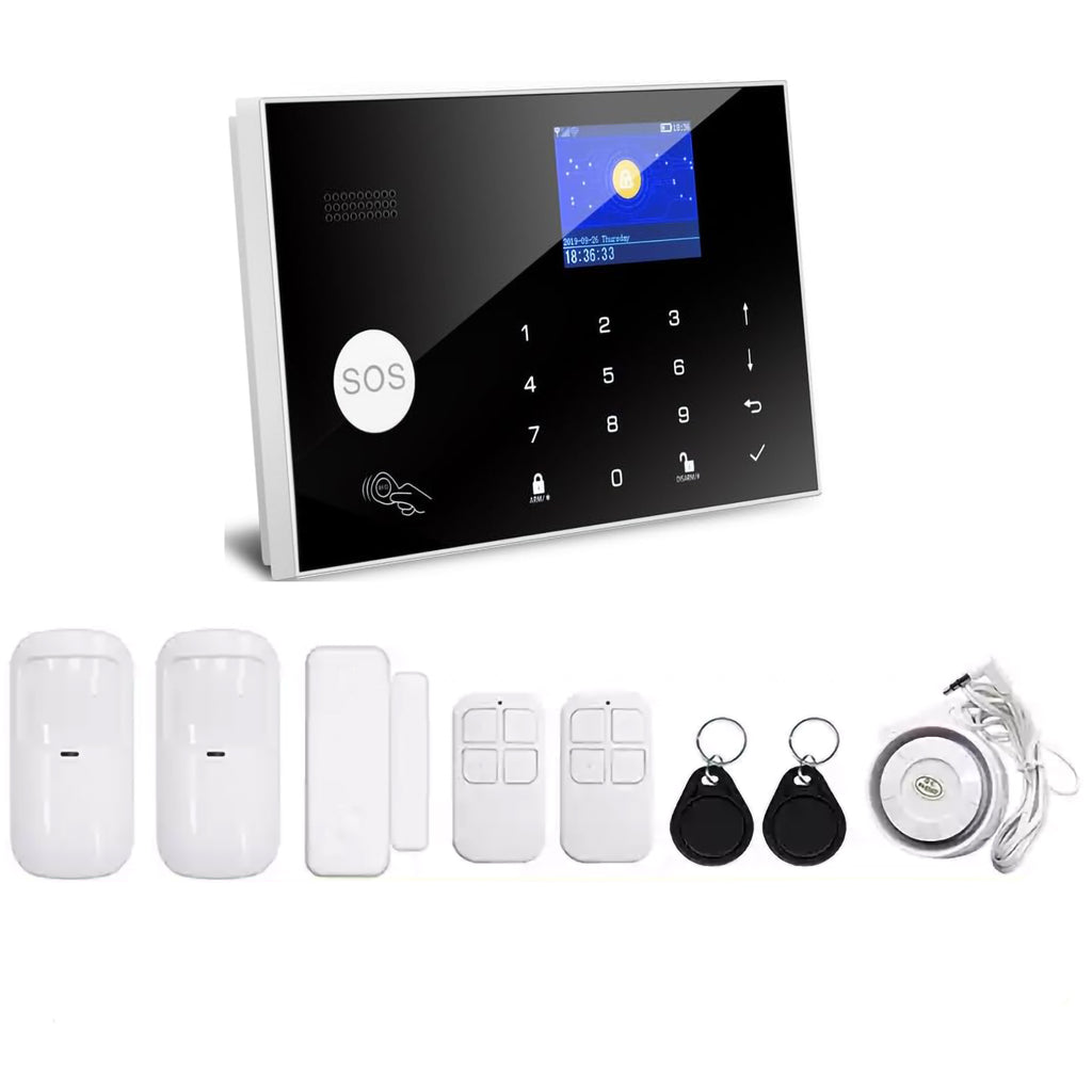 Alarm Sim Card Module Home Office Security Burglar Alarm System Wifi Sim Card Various Sensor ...