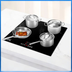4 Burner Hotplate Induction Combo Cooktop, 220V, 1200-2000W/Burner 24 18757-INDUCTION HOT PLATE COMBO