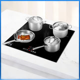 4 Burner Hotplate Induction Combo Cooktop, 220V, 1200-2000W/Burner 24 18757-INDUCTION HOT PLATE COMBO