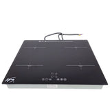 4 Burner Hotplate Induction Combo Cooktop, 220V, 1200-2000W/Burner 24 18757-INDUCTION HOT PLATE COMBO
