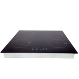 Burner 220V 2000W Induction Cooker, Digital Ceramic Black Crystal Panel 18757-Induction Cooktop