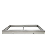 48x25x4" Stainless Steel Stove Housing Frame Holder Convert 2X24" Cooktops to 48 18757-48" Frame