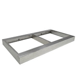 48x25x4" Stainless Steel Stove Housing Frame Holder Convert 2X24" Cooktops to 48 18757-48" Frame