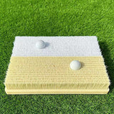 Golf Bunker Practice Mat Realistic Up and Down Sand Chipping Practice 2-in-1 18759 Golf Bunker Mat