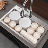 29.5L X 18W X 7.9H Rectangular 304 Stainless Steel Undermount Kitchen Sink 18761-750mm Sink