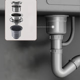 29.5L X 18W X 7.9H Rectangular 304 Stainless Steel Undermount Kitchen Sink 18761-750mm Sink