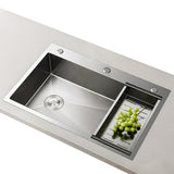 29.5L X 18W X 7.9H Rectangular 304 Stainless Steel Undermount Kitchen Sink 18761-750mm Sink