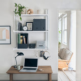 2PK Single Slot Standard 31-Inch Shelving Track Closet Rack 18763-A-Standard