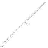 2PK Single Slot Standard 31-Inch Shelving Track Closet Rack 18763-A-Standard