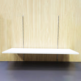 2PK Single Slot Standard 31-Inch Shelving Track Closet Rack 18763-A-Standard