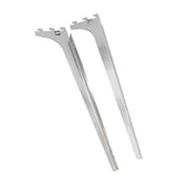 Wall Shelf System 40x16 w/ Tracks 4 Brackets 4 MDF Shelves Chrome Storage Kit 18763+4x18765+4x18766
