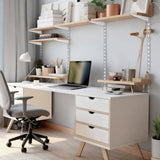 2PK Dual Track Upright Wall Shelving Dual Shelf Tracks Shelving System 18764A-2 Column Standard