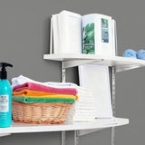 2PK Dual Track Upright Wall Shelving Dual Shelf Tracks Shelving System 18764A-2 Column Standard