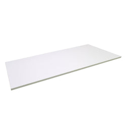 FixtureDisplays® 40" x 16" White Melamine MDF Shelf, 3/4" Nominal Thick 18766-40X16" shelf