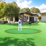 10X20' Oval Golf Putting Green Backyard Basement Practice Mat Large HomeBusiness 18767