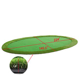 10X20' Oval Golf Putting Green Backyard Basement Practice Mat Large HomeBusiness 18767