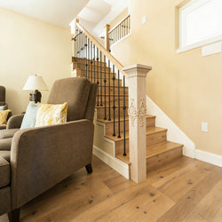 11.6x11.6x52" Decorative MDF Newel Stair Post White Primed Custom 18772-new