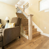 11.6x11.6x52" Decorative MDF Newel Stair Post White Primed Custom 18772-new