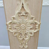 11.6x11.6x52" Decorative MDF Newel Stair Post White Primed Custom 18772-new