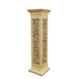 FixtureDisplays? 12 x 12 x 42 Decorative MDF Stair Post with Hidden Door 18772 18772
