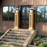 11.6 X 11.6 X 52 Customizable Solid Wood Newel Post - Decorative Staircase Post 18772 Pillar