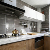 11.81inch X 11.81inch Quartz Stone Countertop Slab 1.18inch Thick Durable Panel 18773
