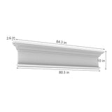 FixtureDisplays? 8 x 16 High-Quality Door Header Trim 18775 18775