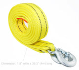 Heavy Duty Tow Strap with Safety Hooks, 2 x 13', 10,000 LB Capacity 18803