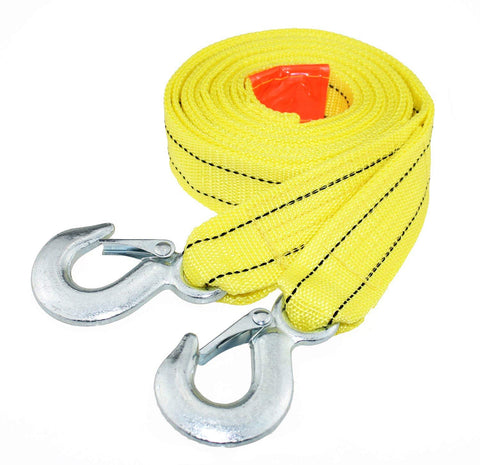 Heavy Duty Tow Strap with Safety Hooks, 2 x 13', 10,000 LB Capacity 18803