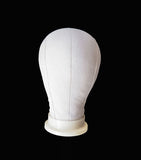 22 Head Mannequin Cork Core Canvas Cover Block Head Wig Display Styling Head