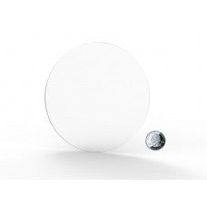 6PK 10 Clear Acrylic Plexiglass Lucite Circle Round Disc, 1/8 Thick