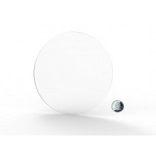 6PK 12 Clear Acrylic Plexiglass Lucite Circle Round Disc, 1/8 Thick