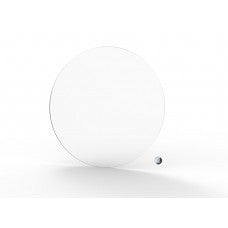 6PK 20 Clear Acrylic Plexiglass Lucite Circle Round Disc, 1/8 Thick
