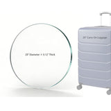 1PK 20 Clear Acrylic Plexiglass Lucite Circle Round Disc, 1/8 Thick 18822-20INCH-1-8