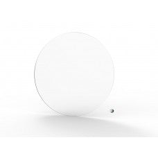 6PK 22 Clear Acrylic Plexiglass Lucite Circle Round Disc, 1/8 Thick