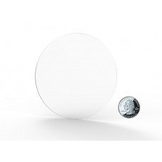 12PK 6 Clear Acrylic Plexiglass Lucite Circle Round Disc, 1/8 Thick
