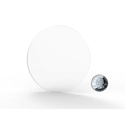 FixtureDisplays® 12PK 5" Clear Acrylic Plexiglass Lucite Circle Round Disc, 3/16" Thick 18822-5"-3/16"-12PK