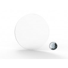 6PK 8 Clear Acrylic Plexiglass Lucite Circle Round Disc, 1/8 Thick