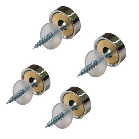 Chrome plated Steel Screw Cover Cap Fasteners Decorative Standoff Sign Hardware