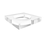 Acrylic Riser Centre Hole Paper Weight Clear Acrylic Cube Riser Block