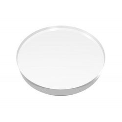 Thick Acrylic Riser, Paper Weight Clear Acrylic Circle Riser Solid Block