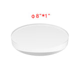Thick Acrylic Riser, Paper Weight Clear Acrylic Circle Riser Solid Block