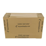 20PK 18X12X4" Printed Full Overlap Flaps Singlewall B Flute Cardboard Box 18X12X4-20PK
