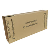 20PK 18X12X4" Printed Full Overlap Flaps Singlewall B Flute Cardboard Box 18X12X4-20PK