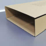 20PK 18X12X4" Printed Full Overlap Flaps Singlewall B Flute Cardboard Box 18X12X4-20PK