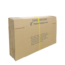 20PK 18X14X4" Shipping Box Cardboard Singlewall BF150 Mail Packaging E-Commerce 18X14X4-20PK