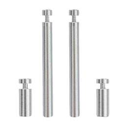 2PK 80X7mm, 25X7mm Sign Standoff Screws for Wall Mount Acrylic Frame Hardware 19010-hardware